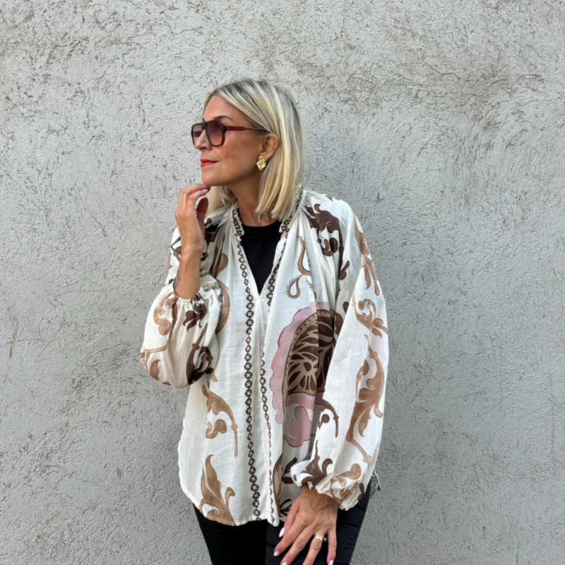 Black Colour - Holly Blouse