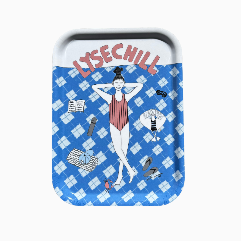 Bricka - Rektangulär Lysechill-2025 Blå