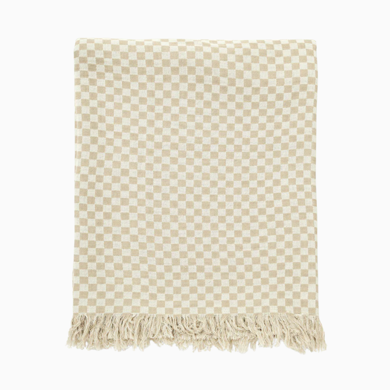 Boel & Jan - Neffeli Beige Pläd