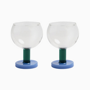&Klevering - Glas Cantine Blå 2-pack