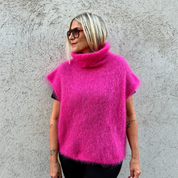 Black Colour - Bjoerk Rollneck Polo Vest