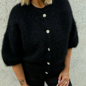 Black Colour - Bjoerk Knit Cardigan