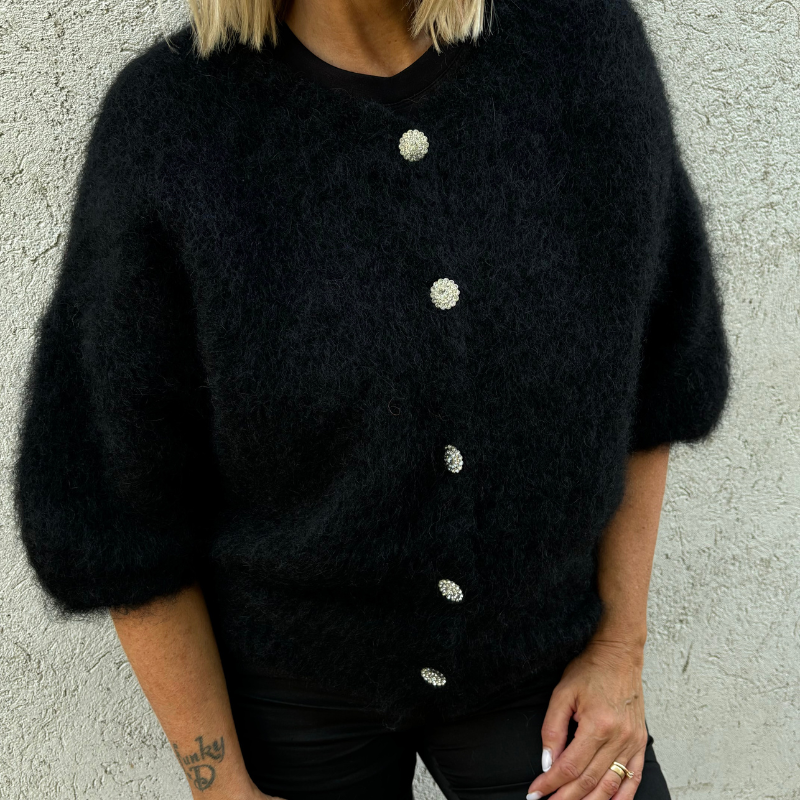 Black Colour - Bjoerk Knit Cardigan