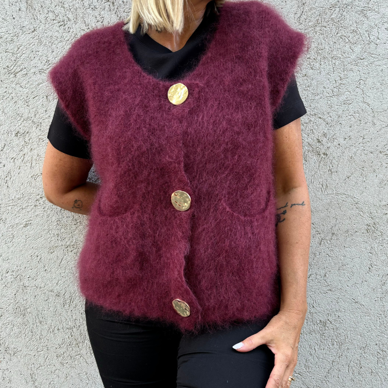 Black Colour - Bjoerk Knit Vest