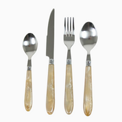 Olsson&Jensen - Bestick Lycke Beige Perl Cutlery 24 delar