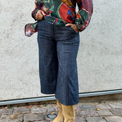 Black Colour - Box Culotte Pant