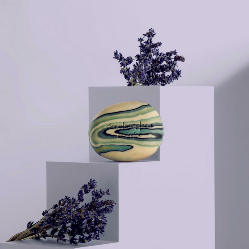 Stone Soap Spa - Tvål Lavendel på Snöre