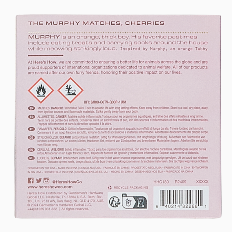 Ohlsson&Lohaven - Cherry Tändstickor