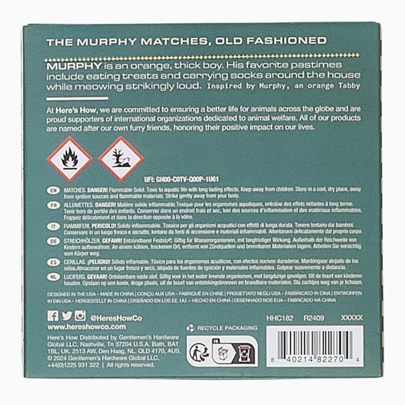 Ohlsson&Lohaven - Old Fashion Tändstickor