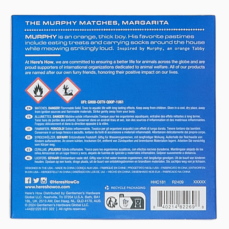 Ohlsson&Lohaven - Margerita Tändstickor