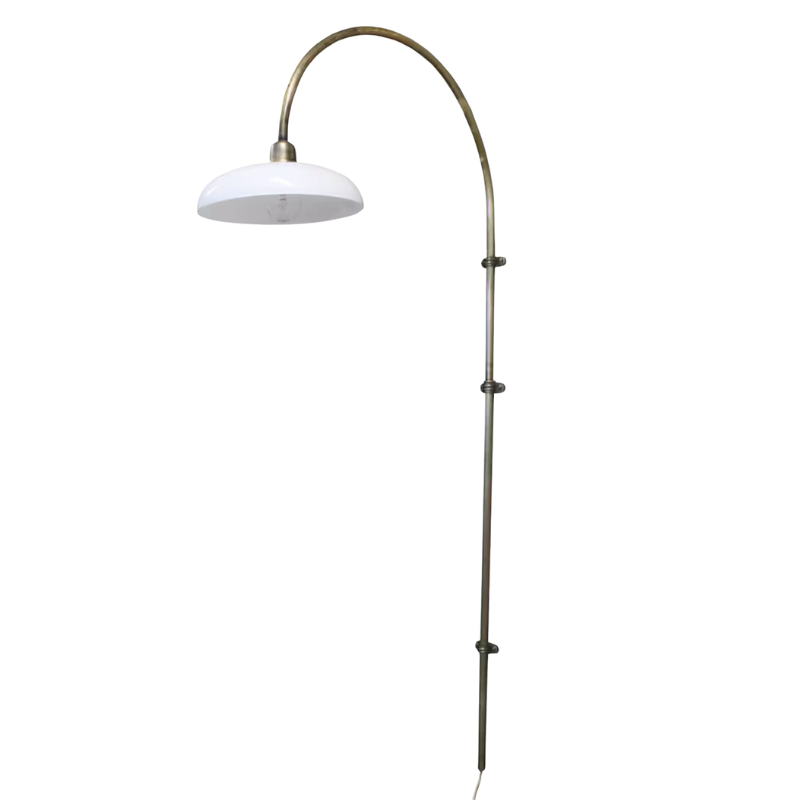 Strömshaga - Vägglampa Sofia Antik Mässing/Vit