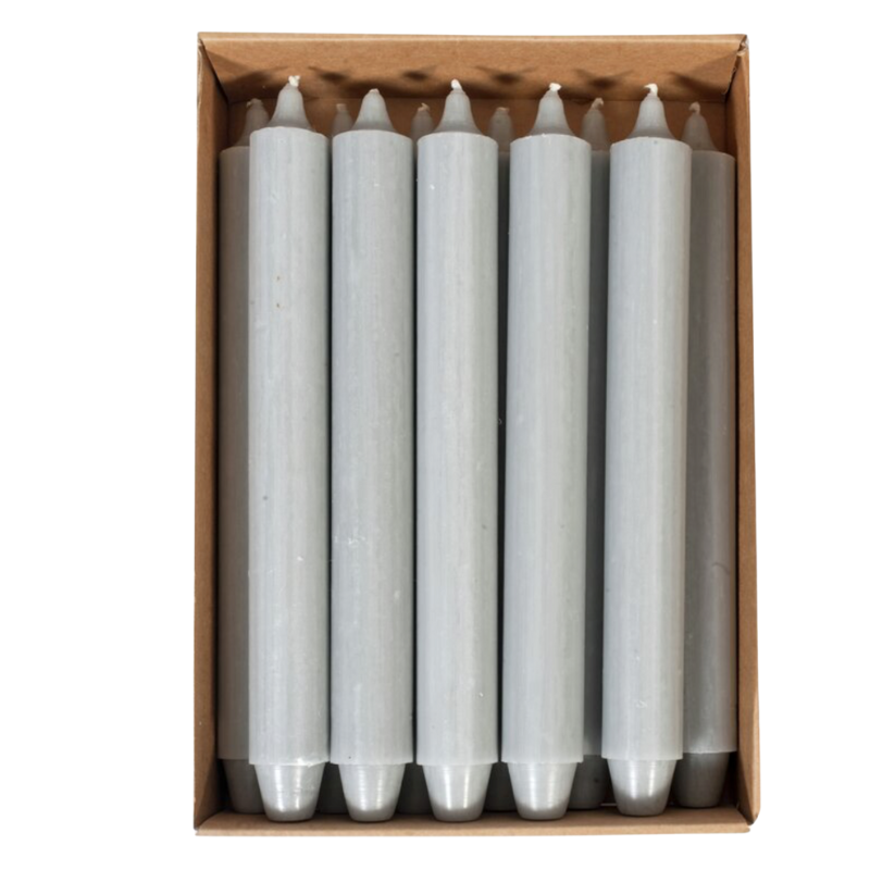 Consilimo - Herrgårdsljus 30 cm Ljus grå