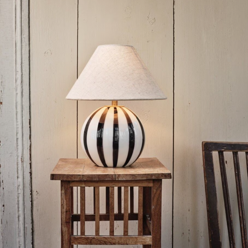 Strömshaga - Lampa Alba Opal Svart/Vit