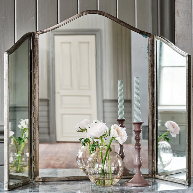 Strömshaga - Spegel Karin 3-delad Antik Silver