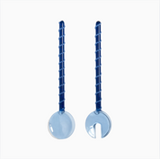 &Klevering - Salladsbestick - Blå