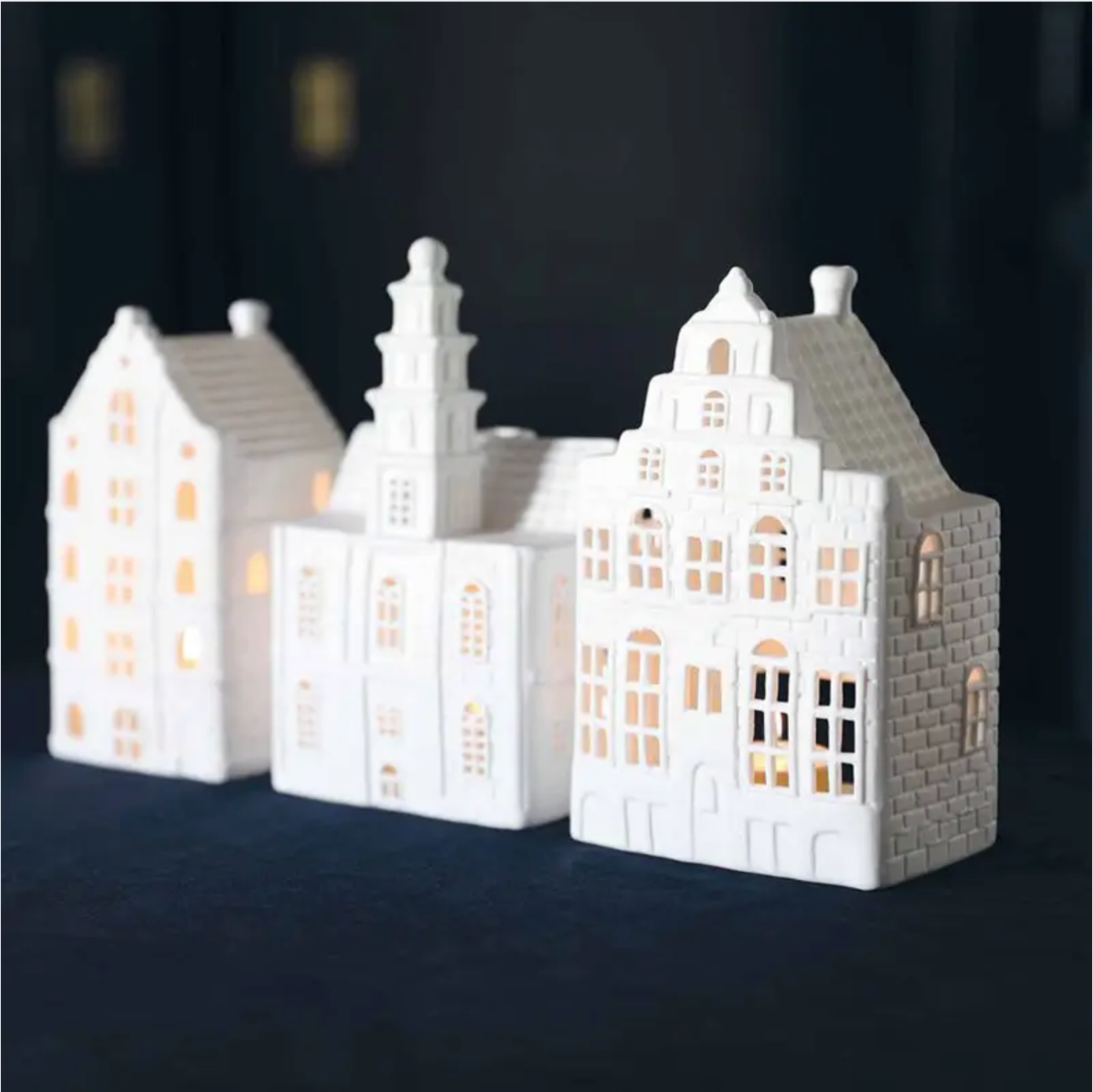 &Klevering - Tealight Canal House Stairs Large