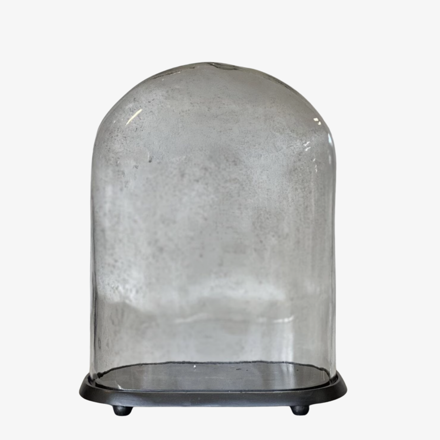 Noori Objects - Maza Oval Glas Dome Med Svart Bottenplatta