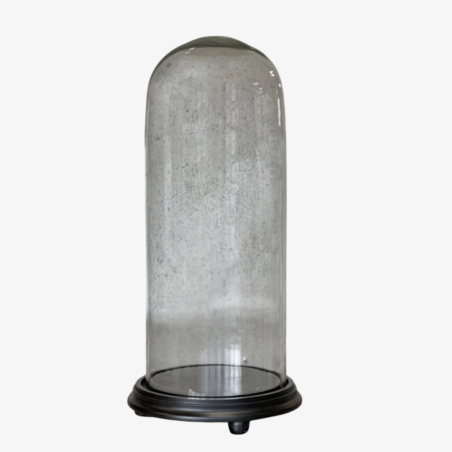 Noori Objects - Vallon Rund Glas Dome Med Svart Bottenplatta