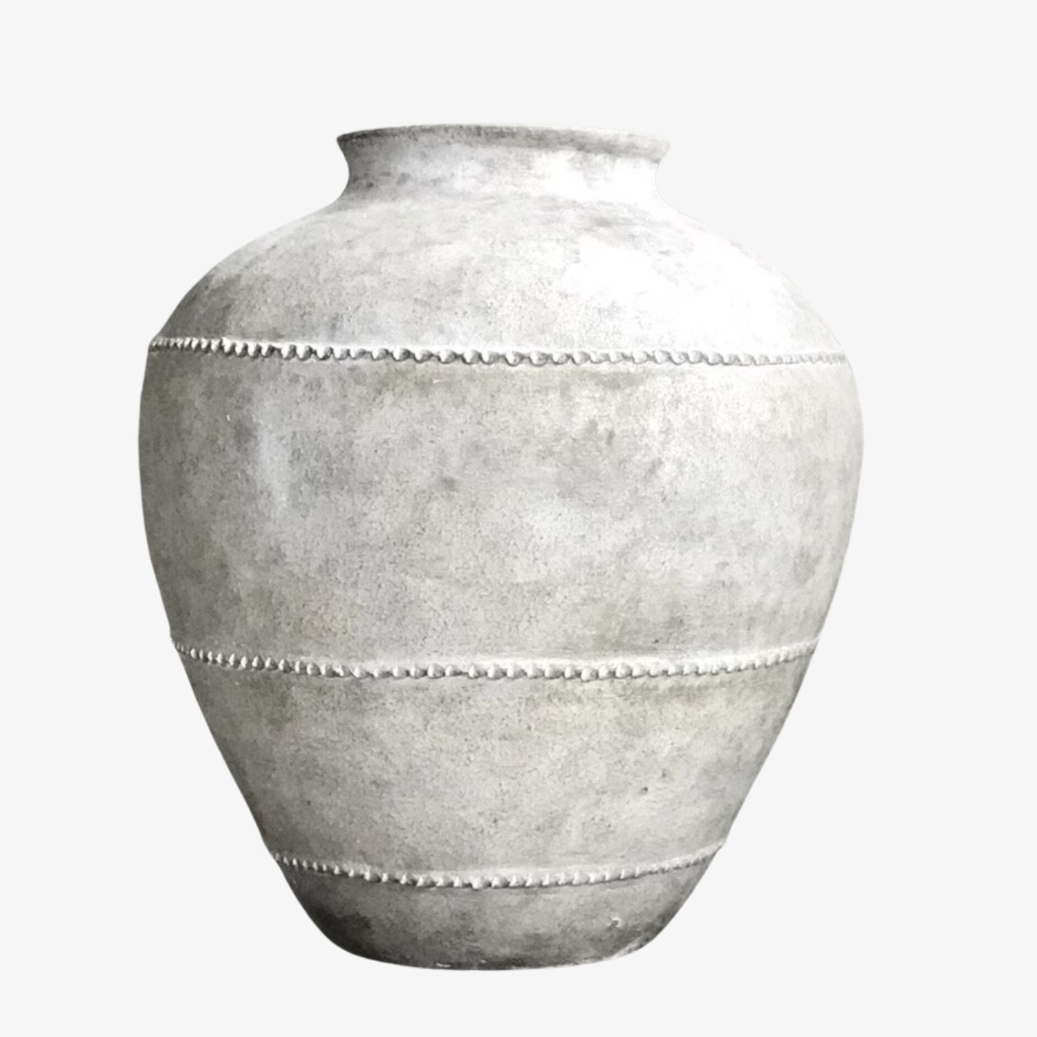 Noori Objects - Zulu Big Urn - Dirty white