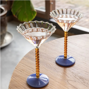 Glas Coupe Perle Amber - 2-pack