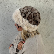 Black Colour - Miriam Soft Hat Leopard