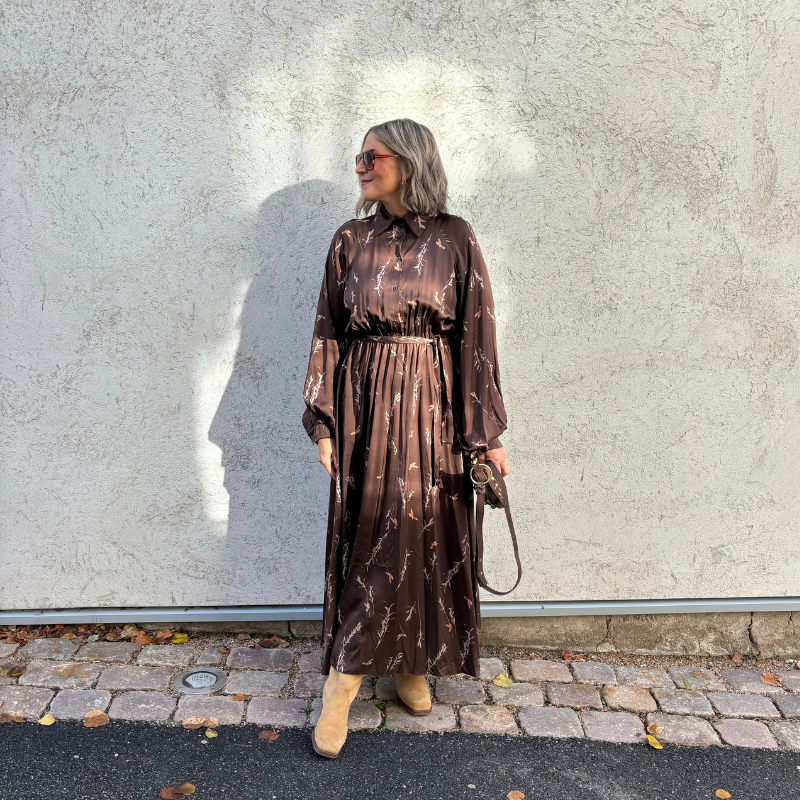 Minou Minou - Twig Dress Brown OneSize