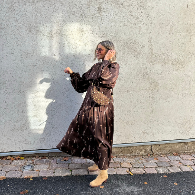 Minou Minou - Twig Dress Brown OneSize