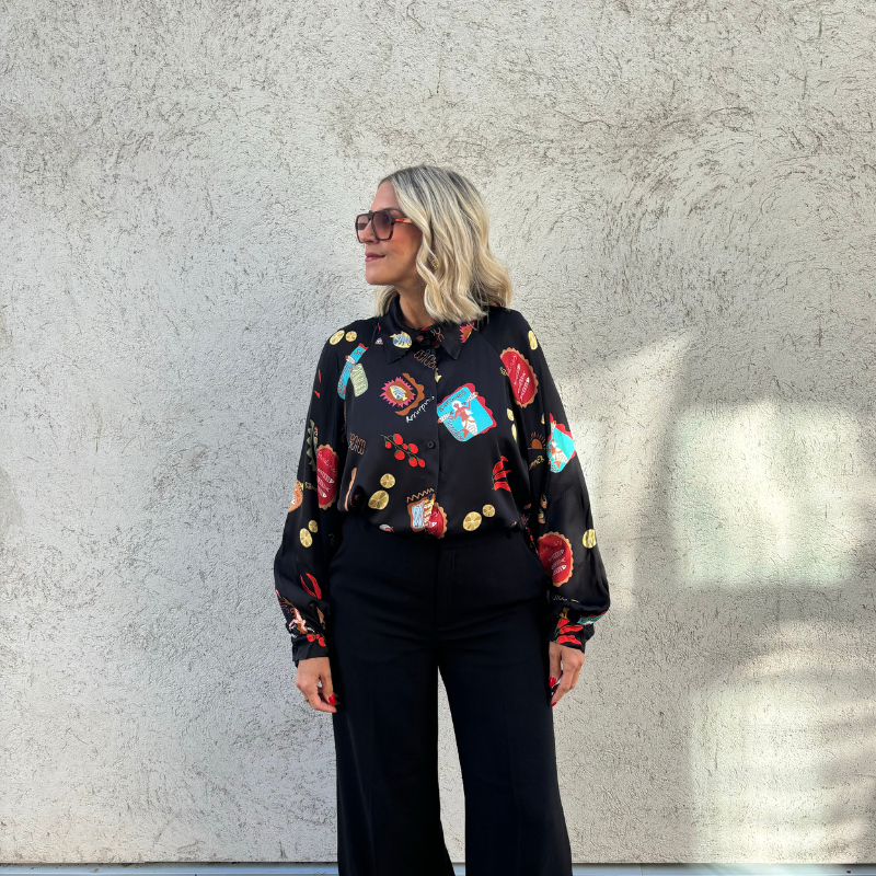 MinouMinou - Skjorta Mermaid Mafia – Svart OneSize