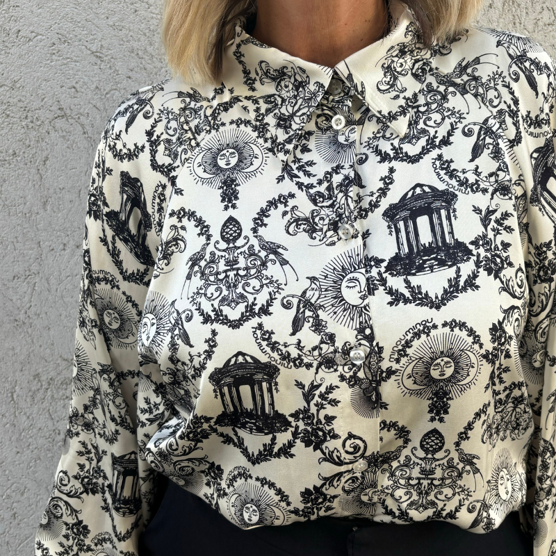 MinouMinou - Skjorta Moon – Svart OneSize