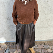 Black Colour - Juliet Vegan Skirt