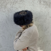 Black Colour - Lida Soft Hairband Grå/Svart