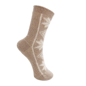 Black Colour - Tiril Sock Beige Onesize