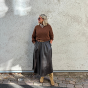 Black Colour - Juliet Vegan Skirt