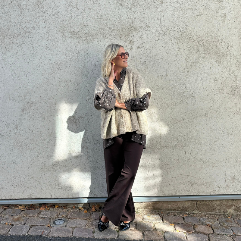 MinouMinou - Väst Squeeze Me – Beige OneSize