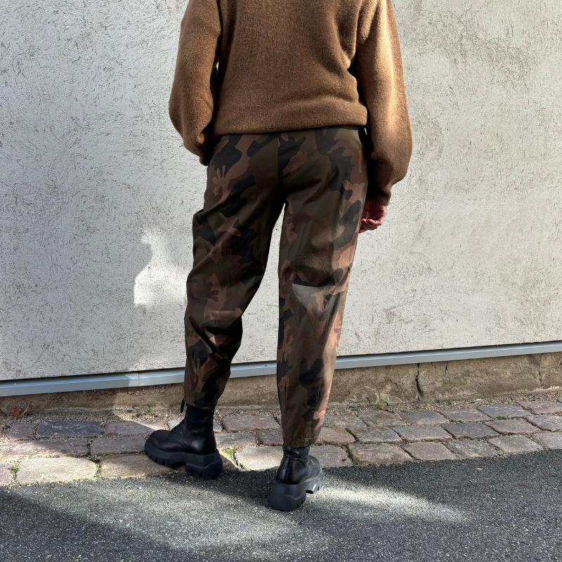 Black Colour - Abbie Barrel Pant