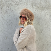 Black Colour - Lida Soft Hairband Natural