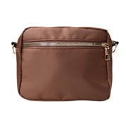 Black Colour - Viggy Nylon Bag Small Mocca