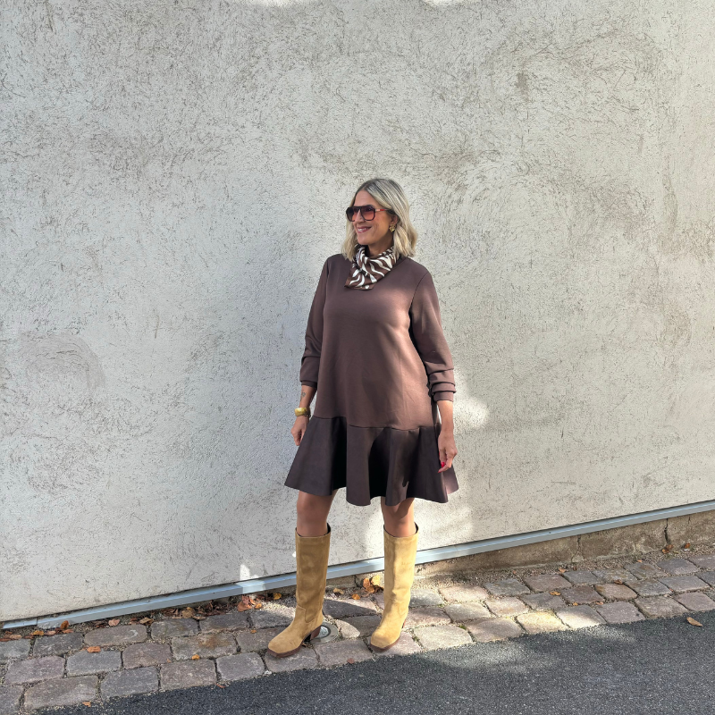 MinouMinou - Klänning Shade – Brun OneSize