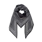 Black Colour - Satin Scarf Black