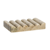 Madam Stoltz - Marble Soap Dish Beige