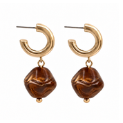 Pipols Bazaar- Jojo Earring Brown