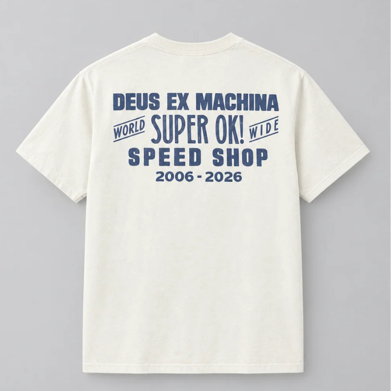 Deus Ex Machina - Mudflap Tee Vintage White