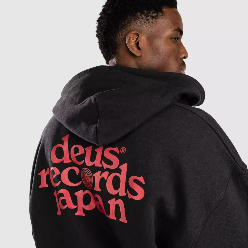 Deus Ex Machina - Strata Zip Hoodie Black