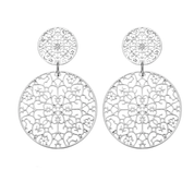 By Jolima - Double Spinn Earring Silver