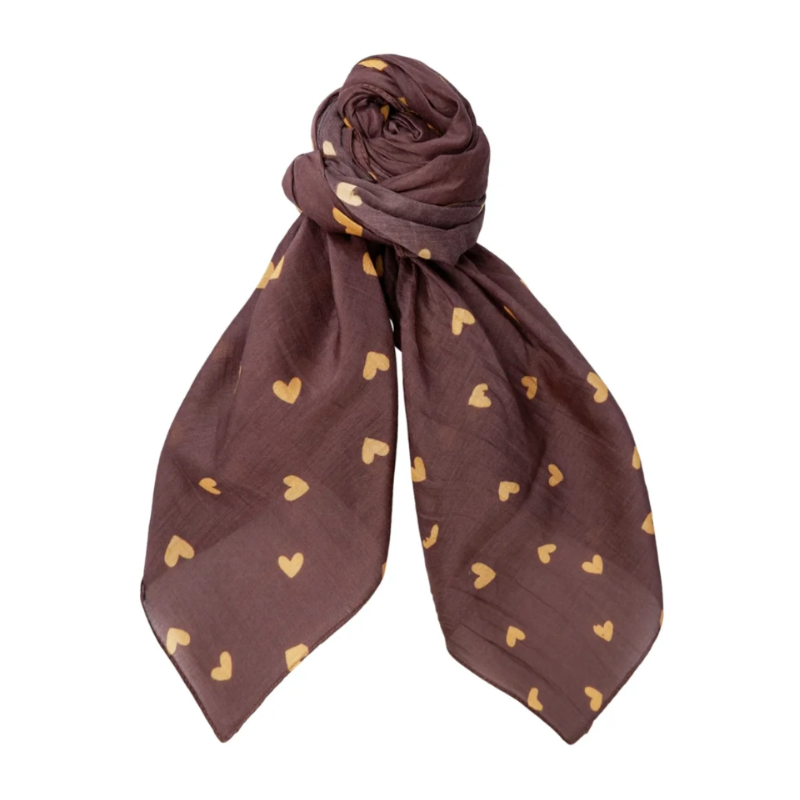 BlackColour - Claudine Mini Scarf Coffee