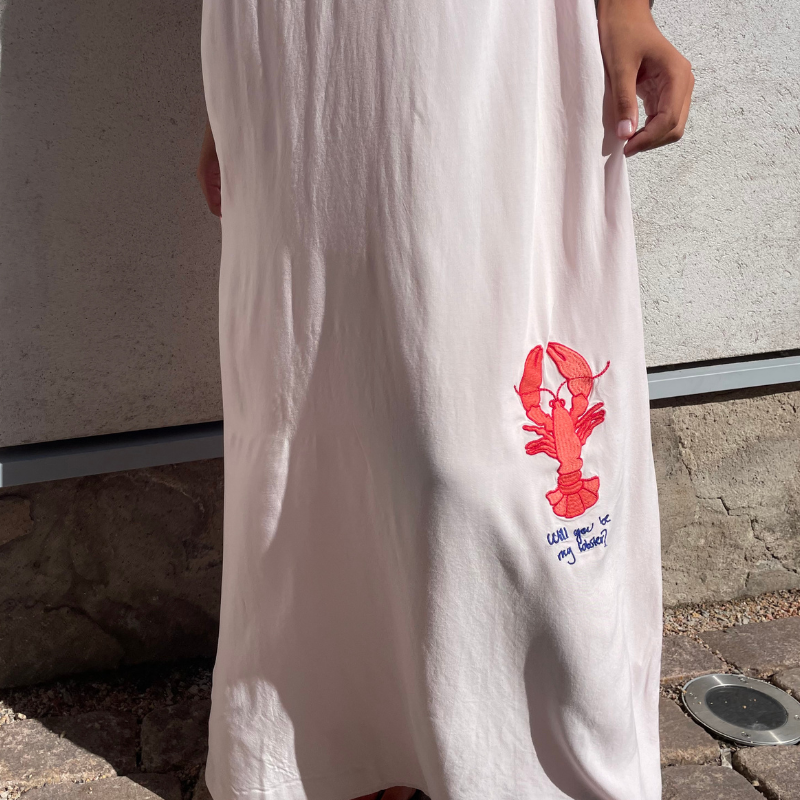 Wauw - Lobster Summer Dress Light Pink