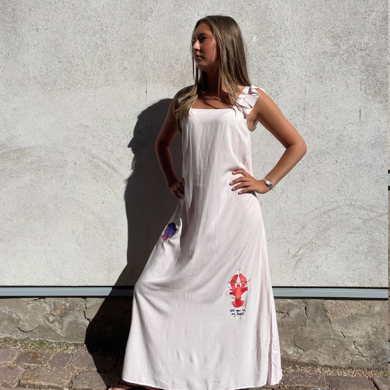 Wauw - Lobster Summer Dress Light Pink