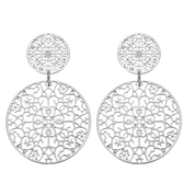 By Jolima - Double Spinn Earring Silver