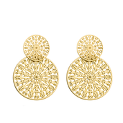 By Jolima - Spinn Twin Earring Gold
