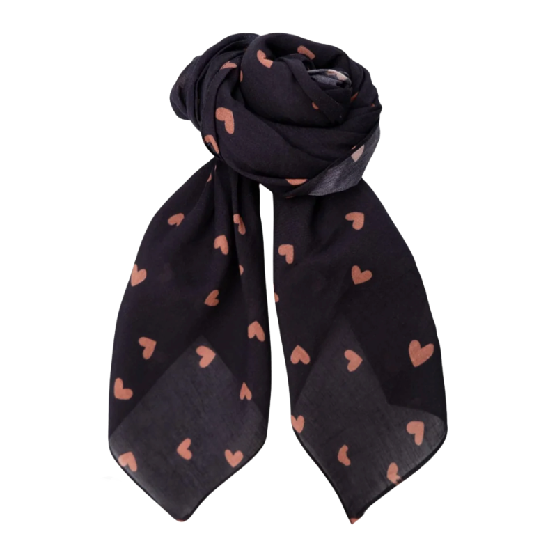 BlackColour - Claudine Mini Scarf Black